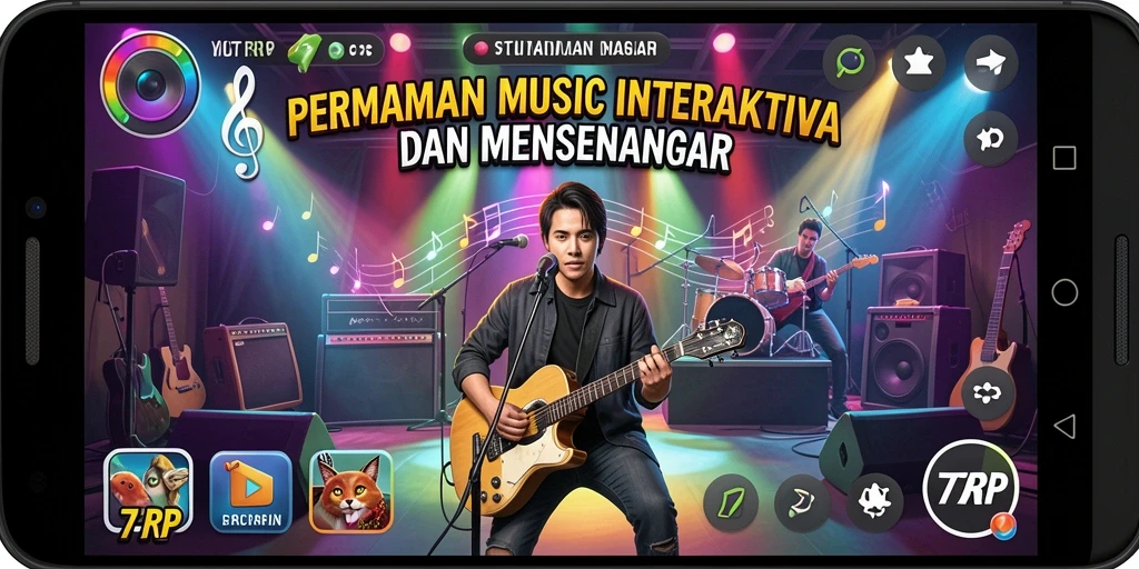 Gameplay menarik dengan berbagai lagu dan tantangan musikal.