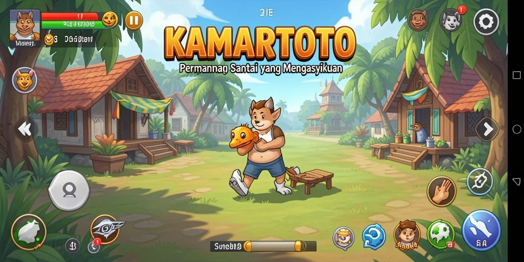 Screenshot KAMARTOTO menampilkan momen menyenangkan dari gameplay.