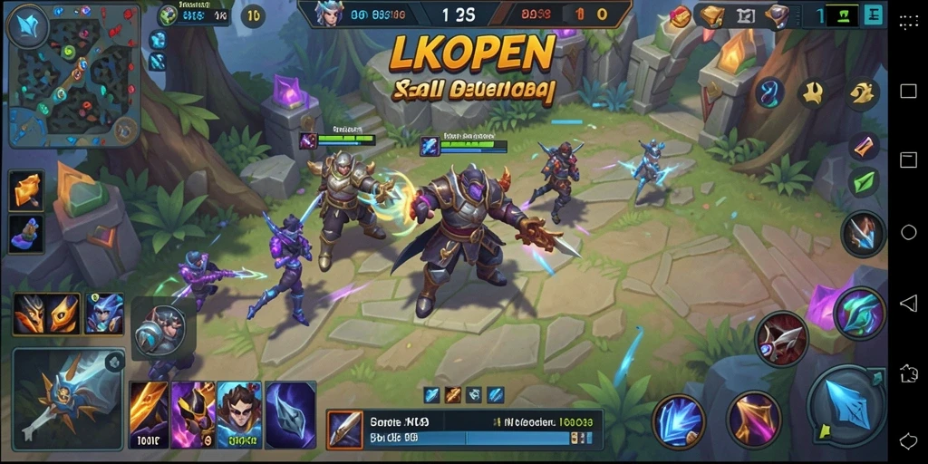 Tampilan menarik dari gameplay LKOPEN dengan aksi pertempuran yang intens.