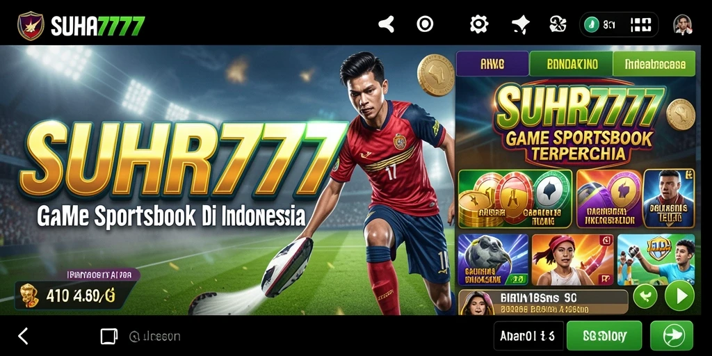 Tampilan gameplay Sportsbook SUHU777 dengan berbagai pilihan taruhan.