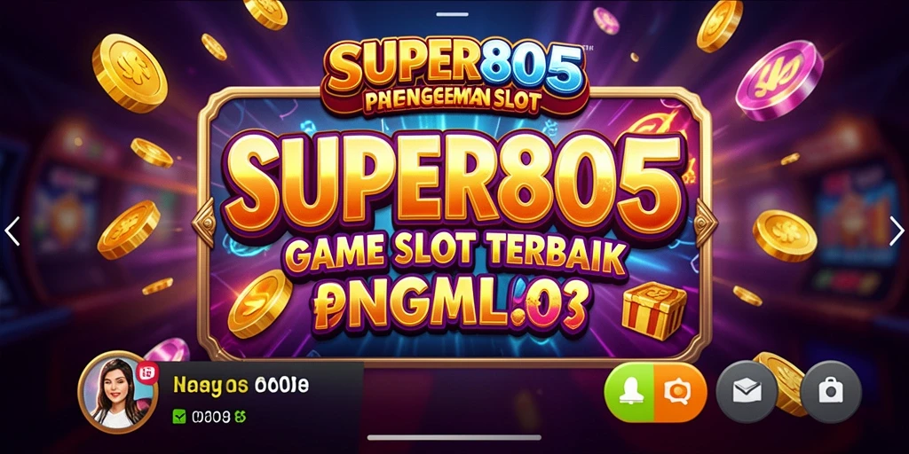 Screenshot utama menunjukkan gameplay menarik dari SUPER805 yang mengasyikkan.