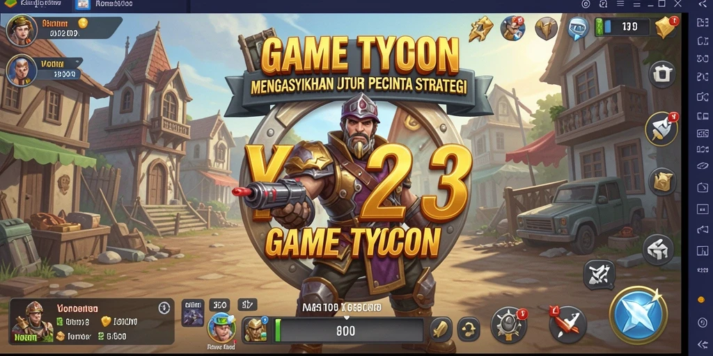 Gameplay menarik dalam dunia Tycoon yang kompetitif.